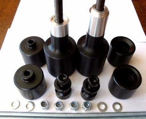 KAWASAKI ZX10R CRASH MUSHROOMS SLIDERS BUNGS PROTECTORS SET OF 8 2004-2005 S5F - Picture 1 of 1