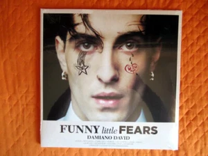 DAMIANO DAVID Funny Little Fears PINK AUTOGRAFATO LP LIMITED EDITION SIGILLATO - Foto 1 di 13