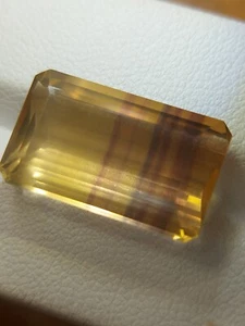 Clean Fluorite gemstone - faceted natural Fluorspar 17.20 CTS - Bild 1 von 12