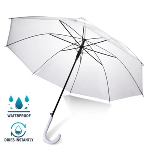 New Women'S Clear Bubble Umbrella – Transparent Dome Coverage – Large Handle - Picture 1 of 22