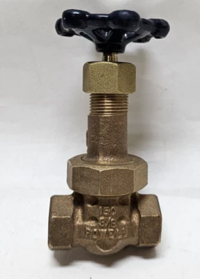 Фигурка Пауэлла.  2714 бронзовый резьбовой задвижка клапан 3/8 дюйма 150 - Изображение 1 из 4