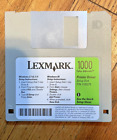 Lexmark 3.5 Diskette Printer Driver 1000 Color Jet for Windows 3.1 & 3.11 & 95