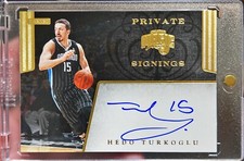 2011-12 Panini Private Signings Hedu Turkoglu Auto  SSP Rare Set Chase Card