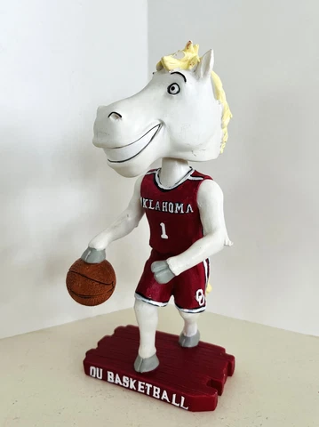 Previously Displayed ~ Oklahoma Sooners Basketball Mascot Boomer Bobblehead SGA Cover