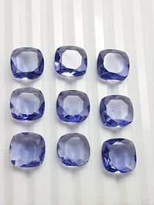Iolite Cushion Faceted Cut 5x5mm to 6x6mm Natural Wholesale Loose Gemstone I169 - Imagen 1 de 5