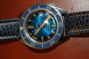 Rare Vintage 1960's SQUALE 1000 METERS DIVING  wristwatch