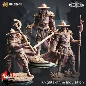 Knights of the Inquisition | DM Stash 3D Printed RPG Resin Miniatures - Picture 1 of 8