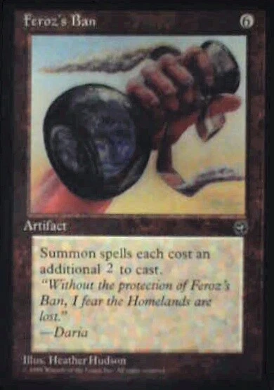 Feroz's Ban - Homelands: #107, Magic: The Gathering Nm R109 - Image 1 of 1