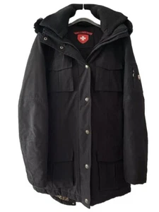 Wellenstyn Schneezauber Schwarz Matt M Winter Jacke Mantel - Bild 1 von 6