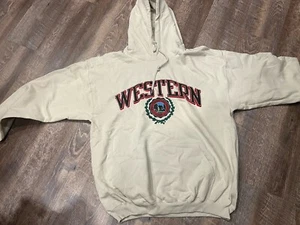 Men’s University Of Western Oregon Hooded Sweatshirt - XL- New - Picture 1 of 3