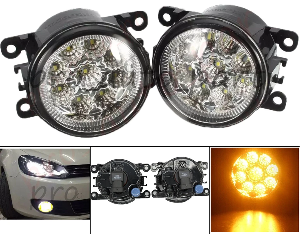 Pair LED Fog Light Lamp For Subaru Forester Impreza Levorg Liberty Outback WRX - image 1 of 4