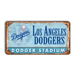 Metal sign Los Angeles Dodgers vintage Los Angeles Dodgers home stadium sign - Picture 1 of 11