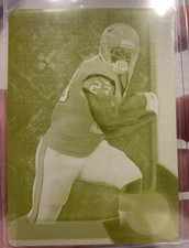 2015 Topps Triple Threads Arian Foster 1/1 Printing Plate w/ printed card