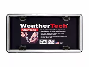 WeatherTech ClearFrame License Plate Frame- Durable Frame - 1 Pack - 17 Colors! - Picture 1 of 18