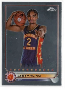2022 Topps Chrome McDonald's All-American • JJ Starling • Base #56 - Picture 1 of 2