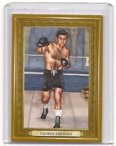 2011 Ringside Round Two George Chuvalo Turkey Red Gold Insert Card /9 #119 - Bild 1 von 2