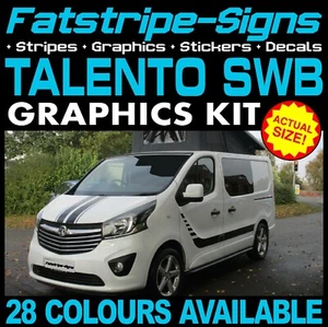to fit FIAT TALENTO SWB GRAPHICS STICKERS STRIPES DCEALS CAMPER MOTORHOME SPORT - Picture 1 of 4