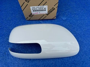 Nueva cubierta de espejo retrovisor original Toyota Scion 08-14 blanca derecha/derecha 87915-12070-A0 - Imagen 1 de 2