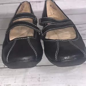 Zapatos sin cordones cómodos Mary Jane de cuero negro NATURAL SOUL NATURALIZER 6M - Imagen 1 de 8