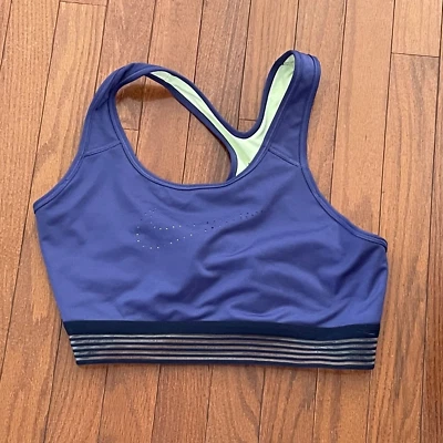 Nike Womens Purple Dri Fit Sports Bra Size Extra Large XL E5 - Image 1 of 4