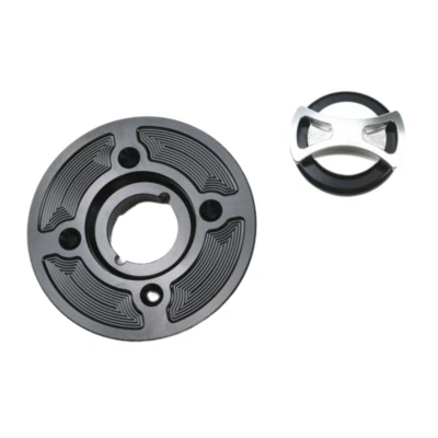 Cubierta plateada de tapa de tanque de gasolina CNC para motocicleta Aprilia RSV4 Factory R 10-20 Foto 1 de 4