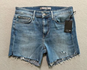 Joe's Jeans Womens The Ozzie Shorts with Fray Hem Distressed Blue Size 28 NWT - Picture 1 of 7