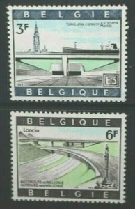 BELGIUM 1969 Completion Belgian Roadworks Set of 2 Mint Never Hinged SG2132/2133 - Picture 1 of 1