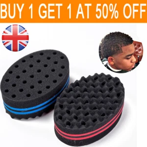 Wave Barber Sponge Hair Brush Afro Curl Twist Dreads Coil Wave Tool Men Women - Picture 1 of 16