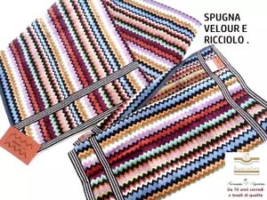MISSONI set spugna , 1 viso cm. 115 x 70 + 1 ospite cm. 70 x 40 , misure max - Picture 1 of 10