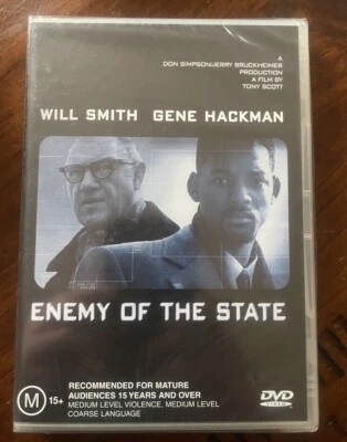 DVD - Enemy Of The State Will Smith Gene Hackman Brand New  Sealed DVD Region 4 - image 1 of 2