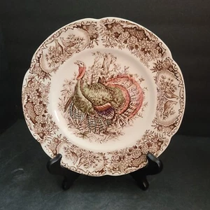 Johnson Brothers Wild Turkey Native American WIndsor Ware 8" Salad  Plate - Picture 1 of 5