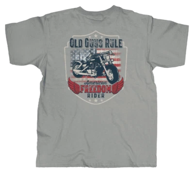 Camiseta Old Guys Rule OG2233 - Freedom Rider - Grava Foto 1 de 2