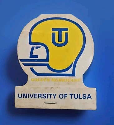 1978 University of Tulsa Golden Hurricane Football Schedule Matchbook Unstruck - Image 1 of 4