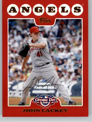 2008 Topps Opening Day  #45 John Lackey - Angels  - Image 1 of 2