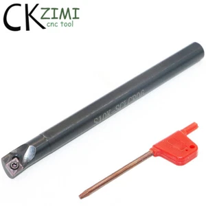 95° S10K SCLCR06 10mm×125mm CNC Internal Turning Tool Holder + 1Pcs CCMT060204 - Picture 1 of 8