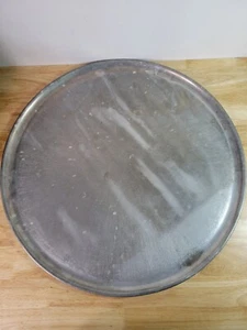Unmarkiert 🙂 Aluminium Vintage Pizzapanne 20x20 x-large sehr strudy gebraucht Party Gr.❤ - Bild 1 von 7