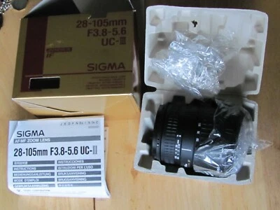Sigma 28-105 mm f/3.8-5.6 UC-III Lens For MINOLTA AF  Camera SIZE 62 - Image 1 of 4