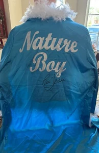 Ric Flair, "autographiert" (JSA), Replica (blau) Robe (selten / Vintage) - Bild 1 von 1