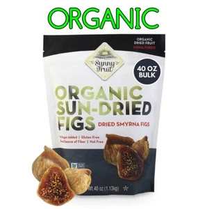 🔥40 oz Sunny Fruit USDA Organic Sun-Dried Smyrna Figs Dried Fruit Unsulfured 🔥 - Picture 1 of 6