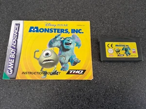 Gameboy Advance Monsters Inc. game and manual - VGC - Picture 1 of 3