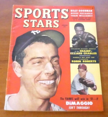 Joe DiMaggio 1950 Sports Stars Magazine Cover - Image 1 of 2