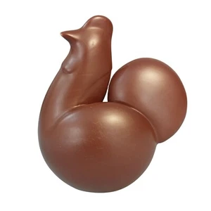 Mid Century Design minimalistische braune Keramik Huhn Figur - Bild 1 von 6