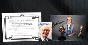 CARL BARKS signierte Disney Trading Card 1995 P4 Edelstein CARL BARKS STUDIOS BESITZ! - Bild 1 von 14