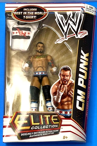CM Punk Series 16 ELITE Collection WWE Figure Very Rare NEW Sealed HTF Best Cover