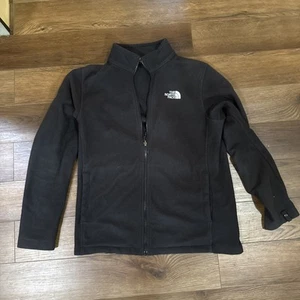 North Face schwarze Fleecejacke Mantel Größe Medium kostenloser Versand - Bild 1 von 6