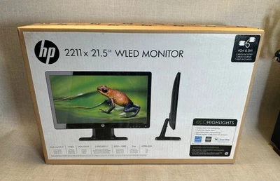 NEW IN BOX! HP 2211x  21.5" Widescreen WLED Backlit LED Computer Monitor - xp601 - Image 1 of 4