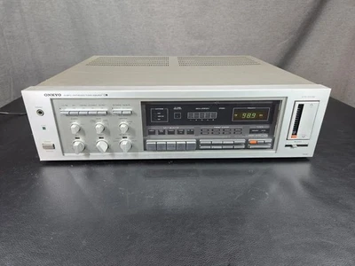 Onkyo TX-61 Quartz Synthesized Tuner Amplifier Parts Repair VIDEO DEMO! 🎥📺✅ - Image 1 of 4