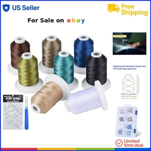 Heavy Duty Polyester Upholstery Thread 250 Yards UV Resistant for Indoor Outdoor - Picture 1 of 8