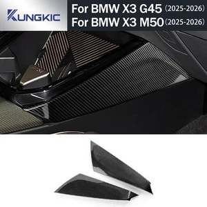 For BMW X3 G45 2025-2026 Center Gear Shift Side Panel Stickers ABS Carbon Print - Picture 1 of 9