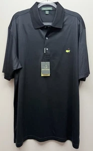NUEVO Polo de golf Amen Corner para hombre manga corta negro Masters talla XL  - Imagen 1 de 7